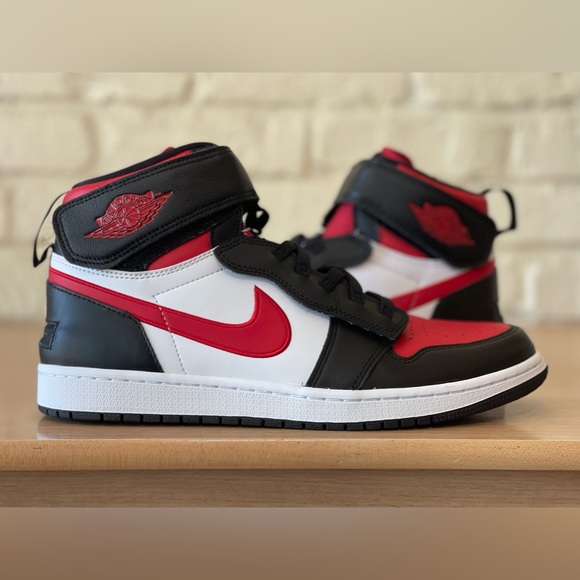Nike Air Jordan 1 High Flyease Black Red Bred White Shoes CQ3835-061 Men\'s 11.5 main image 5